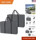 Heavy Duty 2-Pack Chair Storage Bag for Folding Lounge & Zero Gravity Chairs