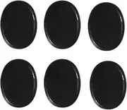 Generic 6Pcs Large Round Hot Massage Set Basalt S Set Relaxing Tool, 4 x 3cm