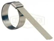 JS210 - Dixon Roll-Over Type Smooth ID Band Clamp, 3/4" Width x 2-3/4" Clamp ID