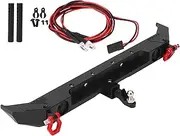RC Metal Rear Bumper, RC Car Reat Bumper, RC LED Lights Rear Bumper for SCX10 III AXI03007 1/10 RC Car Model