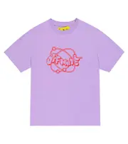 [Off-White Kids] Off-White Kids Cloud cotton T-shirt Y 4 purple