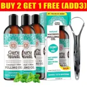 1/2/3x GuruNanda Oil Pulling Mouthwash - Coconut & Peppermint Oils