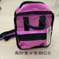 在飛比找蝦皮購物優惠-降價！1500含運～LeSportsac 全新桃紅漆皮後背包