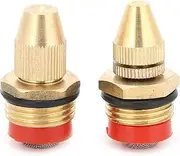 Brass Fountain Nozzle, 2pcs G1 2 Dn15 Centrifugal Adjustable Brass Micro Sprinkler Garden Spray Nozzle Irrigation