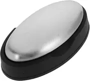 Elegant 304 Stainless Steel Soap Bar Odor Removing for Kitchen Compact Portable Metal Soap for Odor Absorption
