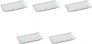 Set of 5 Running Water Protruding Dishes, 8.1 x 3.7 x 1.1 inches (20.5 x 9.5 x 2.7 cm) | Setomonohonpo