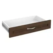 ClosetMaid Style+ Shaker Drawer Kit 4.92"H x 24.8"W Soft-Close Glides Chocolate