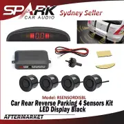 SP Black Car Rear Reverse Reversing Parking Sensor Buzzer Alarm Kit LED Display