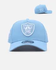 [New Era] New Era Las Vegas Raiders 'Polychromatic' 9forty A-frame Snapback Skate Blue - Size ONE ONE Skate Blue