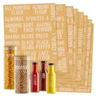 224 PCS Pantry Fridge Labels Stickers for Organizer Container Food Storage Jar