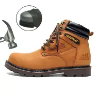 在飛比找蝦皮購物優惠-安全鞋 Caterpillar 鋼頭鞋 勞保鞋 工作鞋男 防
