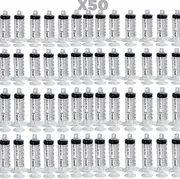Disposable Terumo Syringes Hypodermic without Needle (10ml Luer Slip, 50)