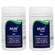2 x Alarsin ARJIN Tablets (100tab) Useful in High Bp & Heart Problems