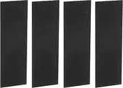 uxcell 4Pcs Knife Handle Liner, 4.7" x 1.6" x 0.04" G10 Spacer Sheets Knife Handle Spacer Material for Knife Scales Slabs Making Supplies Tool, Black