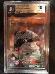 2016 Topps Chrome Green Refractor #168 Dellin Betances New York Yankees BGS 10