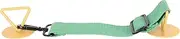 Adjustable Door Strap Lock Pet Proof Cat Entry Stick Strap Lock Wide Opening Narrow for Pets Entry Cloth+Metal (Green)