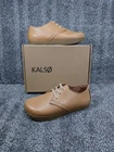 New Kalso Earth Shoe Faroe Lokah Tan Leather Sz 7.5 Womens EU 38 Lotus VTG Style