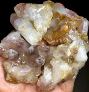 154g 4PC Fire Quartz Lepidocrocite Ignite your Passion Purpose Play Namibia c697