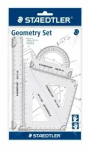 Staedtler Geometry Set of 4 Clear 569 PB4-0