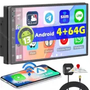 7'' Double 2 Din Android 13 Touch Screen Car Stereo Radio GPS WIFI Apple Carplay