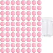 Witlans 80pcs Chinese Checker Game Replacement Balls,14mm Acrylic Game Marbles for Chinese Checker,Marble Run,Marbles Game,Aggravation Game,Traditional Marbles Games (Pink)