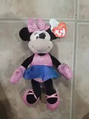 2023 TY Sparkle Disney Minnie Mouse 7.5" Plush