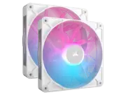 CORSAIR RX RGB Series, iCUE LINK RX140 RGB White, 140mm Fan, Dual Pack