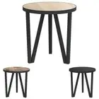 Tea Table Black MDF Centre Sofa Couch Nesting Coffee Table End Table vidaXL