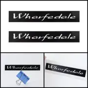 Wharfedale logo badge Sticker Decal waterproof 122mm(4.80")X20mm(0.78")