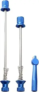 Front Wheel Quick Release Skewer,Rear Wheel Skewer | Anti-theft Folding Skewer for Front and Rear Bearings | Aluminum Skewer Nut Tool for
