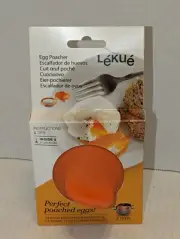 Lekue Egg Poacher, Stainless Steel and Silicone For Perfect Poached Eggs