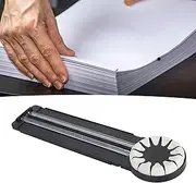 Teahutty Paper Trimmer,Plastic Cutting Paper Trimmer Scrapbooking Tool,Multifunctional Dotted Straight Wavy Lines Craft Cutter for Cutting Paper, Cards, Packaging Paper, Labels