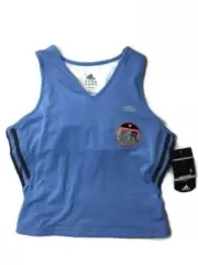 NWT Adidas Athletic Climacool Athletic Tank Top Aurablue Invisible Support