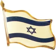[Izgut] Israel Single Flag Lapel Pins, Enamel Tie Pin Different Options, enamel, no gemstone