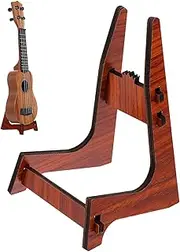 LIGHTAOTAO Wooden Ukulele Stand Detachable and Portable Bracket for Ukuleles and Violins Durable Design with Stable Support for Beginners and Musicians Random Color