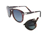 Persol Sunglasses PO0714 24/S3 Brown Havana Blue Gradient Polarized Folding 54mm