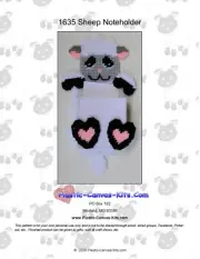 Sheep Note Holder-Plastic Canvas Pattern or Kit