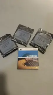 DAddario EJ16-3D Phosphor Bronze Light Gauge Guitar Strings .012-.053