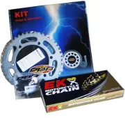 PBR / EK CHAIN & SPROCKETS KIT 525 PITCH COMPATIBLE FOR BMW HP4 S 1000 RR 2013 >