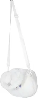 [VALICLUD] Adorable Rabbit Shape Kids' Purse Plush Crossbody Bag Girls' Fashionable Shoulder Bag