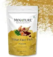 Ubtan Powder by mi nature | Turmeric, Barley, Chickpeas, Neem, sandalwood, Mograflower, Saffron and Rose Petal | DIY Powder |Cruelty & chemical free| Made in India| |227g(8 oz)
