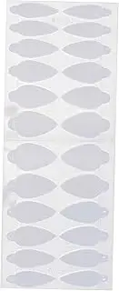 Amagogo French Manicure Nail Stickers,Nail Forms Dual Sticker, Silicone Pad,24 Pieces Nail Art Stickers Nail DIY Decoration for Stencil Tools Women, Style C