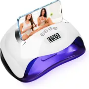 168W UV Nail Dryer, Ultra Fast Gel Nail Dryer for Nail Polish, 36LED Nail Professional UV Led Nail Lamp (White)