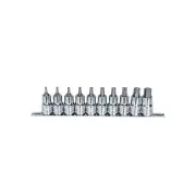 SP Tools 10Pcs 1/2" Drive Socket Rail Set - Torx Chrome Vanadium Steel