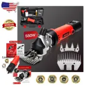 Professional Electric Sheep Shears - 550W, No Lubricant, for Goats & Large Dogs
