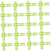 LOORGVEL 50pcs Mini Cylindrical Bubble Level Vials Precision Measuring Instruments for Hanging Pictures and Layout High Accuracy Small Bubble Level Tool