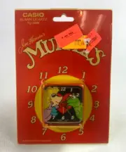 The Muppets Casio Quartz Travel Alarm Clock NIB 1988