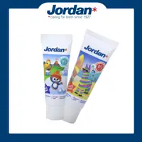 在飛比找蝦皮購物優惠-Jordan 清新水果味兒童牙膏 20g 含氟 成分天然 不