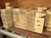 SIXTEEN (16) BOWL BLANKS: MAPLE, BEECH, HICKORY, COFFEE TURNING WOOD 6"x6"x3"