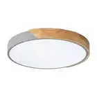 aiwen Flush Mount Ceiling Lights 15.7" 1-Light Grey Circle Modern Simply Ceiling